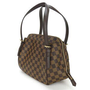 Louis Vuitton Shoulder Damier Bag Belem Ebene Brown